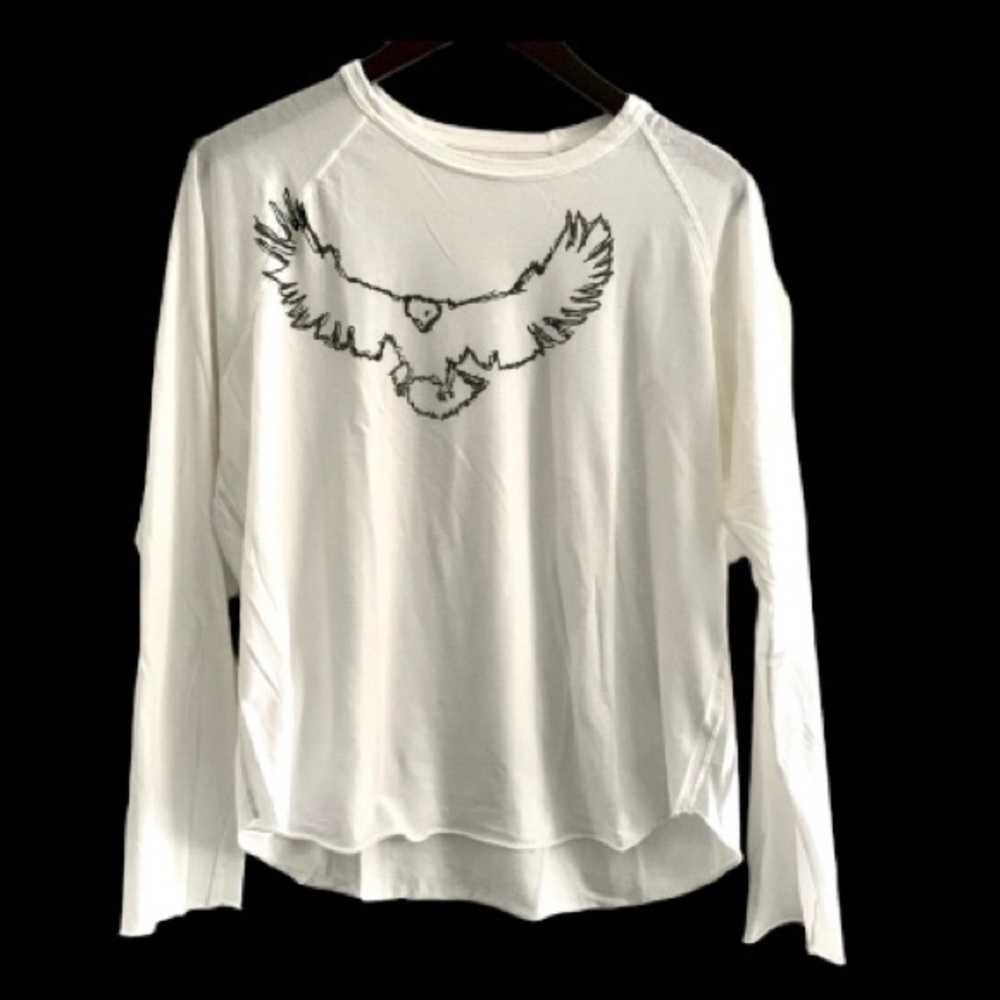 JOIE MEN'S LONG SLEEVE, 100% COTTON, GRAPHIC T-SHIRT, SIZE MEDIUM